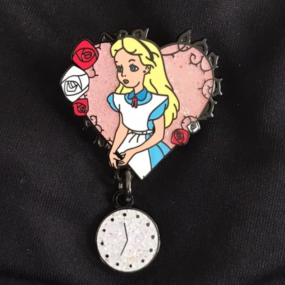 Alice In Wonderland Time Pin
